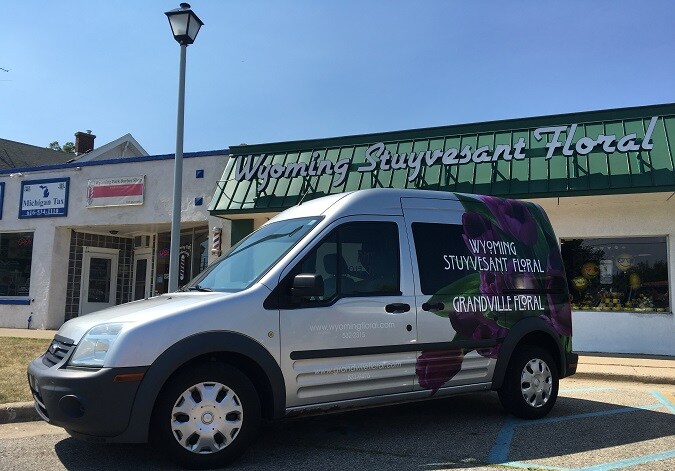 Wyoming Stuyvesant Floral Delivery Van